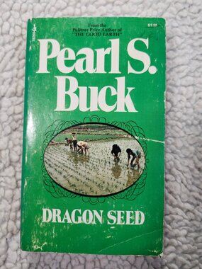 Pearl S. Buck Dragon Seed Pocket Books Paperback 11th Printing 1973 Red Edges